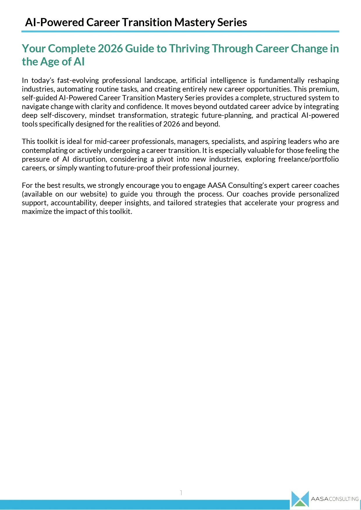 AI-Powered Career Transition Mastery Series - Image 2